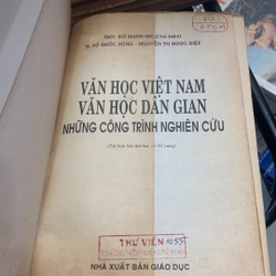 VĂN HỌC DÂN GIAN NHỮNG CÔNG TRÌNH NGHIÊN CỨU 278289