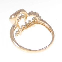 Nhẫn kim cương K14PG hình trái tim 0.30CT 667185