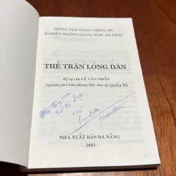[Thủ Bút Tác Giả] - II Quảng Nam, Đà Nẵng: Thế Trận Lòng Dân - Lê Văn Nhẫn - 2003 931836