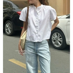 Áo sơ mi trắng tay bồng 452391
