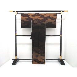 Kimono thăm viếng Chirimén với họa tiết vàng Yuzen và thêu - Hàng hiệu Authentic 883469