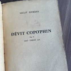 David Copperfield- Tiểu thuyết của Charles Dickens - Nhữ Thành dịch, 1977, hơn 1500 trang  702042