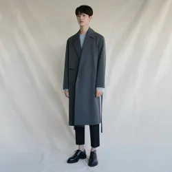 Áo khoác dáng dài ngang gối phong cách Hàn Quốc mùa thu MRCYC dành cho nam 996539