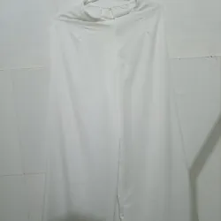 Áo dài xanh vỏ đậu đính kết chất ruby kèm quần trắng 991225