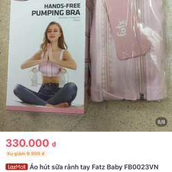 Áo hút sữa rãnh tay Fatz baby màu hồng freesize từ L đến XL 276562