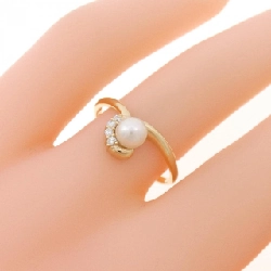 Nhẫn ngọc trai Akoya K18YG 4.5mm - Hàng hiệu Authentic 846259