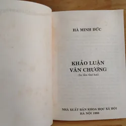 Khảo Luận Văn Chương (Thể Loại ▪︎ Tác Giả) - Hà Minh Đức 577158