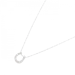 Dây chuyền kim cương PT900/PT850 hình móng ngựa 0.15CT - Hàng hiệu Chính hãng 858801