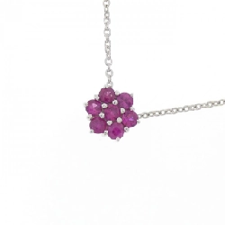 K14WG Hoa Hồng Ruby Dây Chuyền - Hàng hiệu Chính hãng 857983