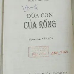 Tiểu thuyết ĐỨA CON CỦA RỒNG, 593 tr. (Nhà văn đạt giải Nobel Văn chương 1938 Pearl Buck) 785519