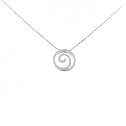 Dây chuyền kim cương 750WG/K18WG 0.35CT - Hàng hiệu Authentic