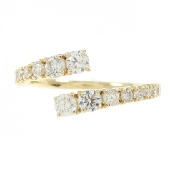 【Sản phẩm mới】Nhẫn kim cương K18YG 0.63CT 673025