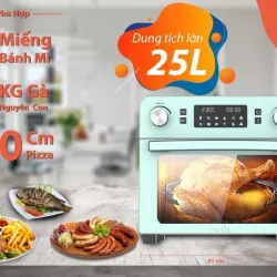 Lò nướng kiêm nồi chiên không dầu UNIE Q36 – Nấu ngon, Không dầu mỡ 714244