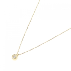 K18YG Solitaire Dây chuyền kim cương - Hàng hiệu Authentic 857339