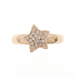 Nhẫn kim cương pavé K18PG 0.10CT 667593