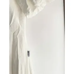MỚI 99%***ĐẦM MAXI DÀI TRẮNG* TAY NGẮN TAY BỒNG* LƯNG CÁCH ĐIỆU* 591543