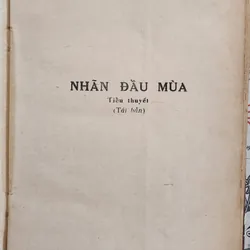 NHÃN ĐẦU MÙA (Tiểu thuyết của tác giả Xuân Tùng và Trần Thanh), sách đã được đóng bìa lại 704952