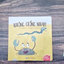 Sách (thiếu nhi) Ehon bé yêu- Không giống nhau 142555