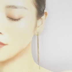 K18YG Bông tai - Hàng hiệu Authentic 870471