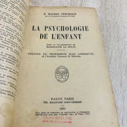 La Psychologie de l’Enfant – Tâm lý học trẻ em (sách Pháp xưa)  971690