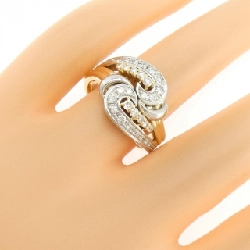 Nhẫn kim cương K18YG/PT900 0.53CT - Hàng hiệu Authentic 848093