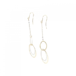 K18YG/K18WG Bông tai - Hàng hiệu Authentic 866581