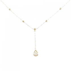 Dây chuyền kim cương K18YG 0.07CT - Hàng hiệu chính hãng