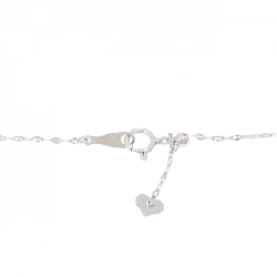 K18WG Dây chuyền ngọc lục bảo 0.05CT - Hàng hiệu Chính hãng 858001