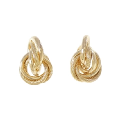 K18YG Bông tai - Hàng hiệu Chính hãng