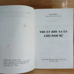 Thuật Hồi Xuân Cho Nam Nữ - Song Hòa biên soạn 956924