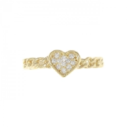 Nhẫn kim cương hình trái tim K18YG 0.06CT 672354