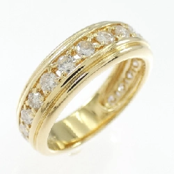 Nhẫn kim cương nửa vĩnh cửu K18YG 0.67CT