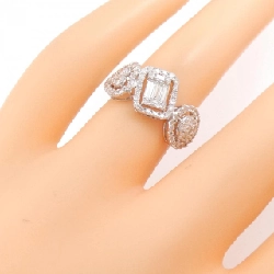 Nhẫn kim cương hình trái tim K18WG 1.00CT 671774
