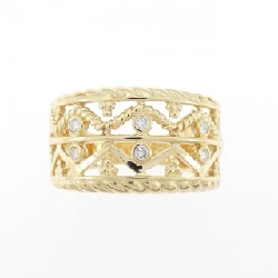 Nhẫn kim cương K18YG 0.10CT 671453