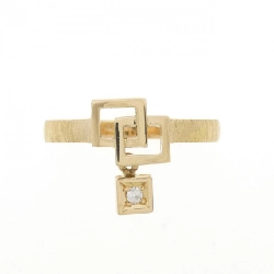 Nhẫn kim cương K18YG 670997