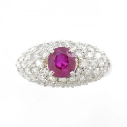 Nhẫn Ruby PT900 0.915CT 670915