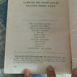 Tuyển tập tiểu thuyết lịch sử Nguyễn Triệu Luật 689430