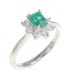 Nhẫn Emerald PT900 0.30CT