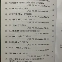 Bệnh lý hô hấp trẻ em - hơn 600 trang khổ lớn  1000493