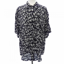 BALENCIAGA HOMEWEAR 681813 TML21 Áo Sơ Mi Ngắn Tay - Hàng hiệu Chính Hãng