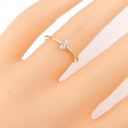 【Remake】Nhẫn kim cương K18YG 0.06CT 672131