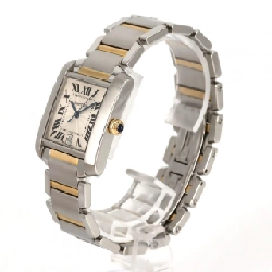 Cartier Tank Française LM Combi W51005Q4 SSxYG tự động - Hàng hiệu Chính hãng 880841