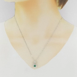 Dây chuyền Emerald PT900/PT850 0.50CT - Hàng hiệu Chính hãng 858126