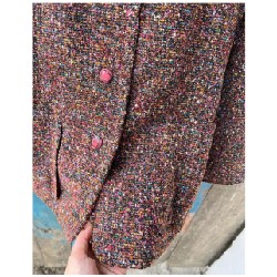 Blazer dạ tweed new 96% 26445