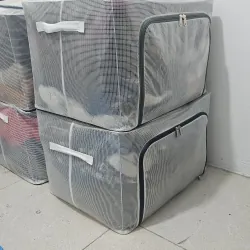 Hộp đựng chăn màn quần áo có khung thép còn mới