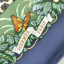 Khăn lụa Hermès JUNGLE LOVE カレ 001876S 623603