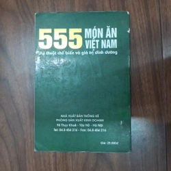 555 món ăn việt nam - kỹ thuật chế biến và giá trị dinh dưỡng 545596