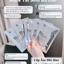 Combo 10m Mặt nạ B5 Kr Lab EGF Complex Mask cấp ẩm phục hồi da chính hãng nguyên mác 146523