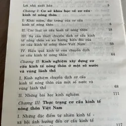 CHUYỂN DỊCH CƠ CẤU KINH TẾ NÔNG THÔN - NHỮNG VẤN ĐỀ LÝ LUẬN VÀ THỰC TIỀN- sách kinh tế 748555