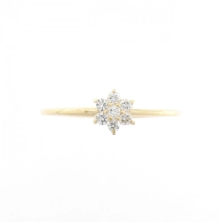 Nhẫn kim cương hoa K18YG 0.10CT - Hàng hiệu Authentic 851492